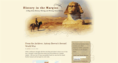 Desktop Screenshot of historyinthemargins.com
